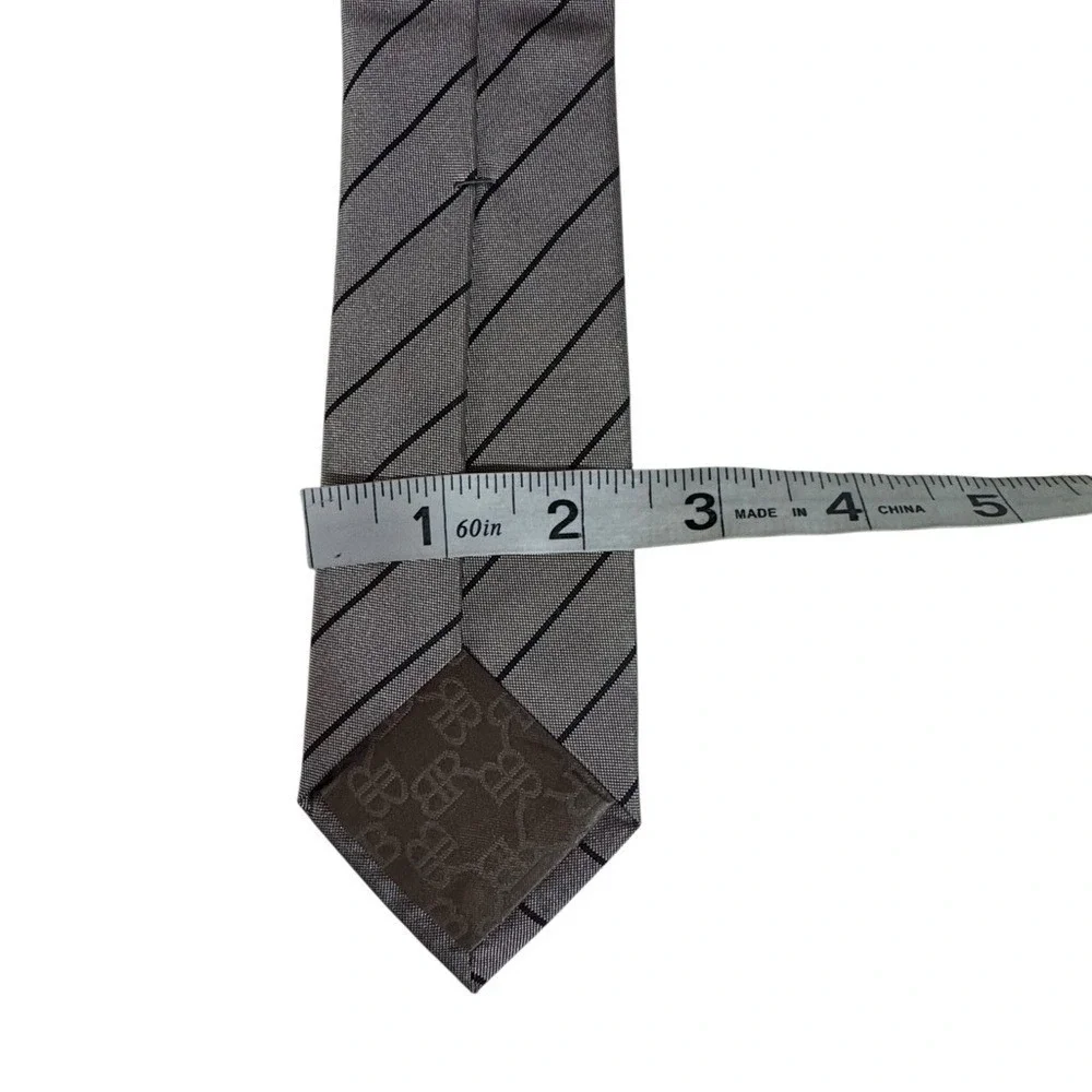 Banana Republic Narrow Silk Tie Quiet Luxury Slim Old Money Made in Italy Formal